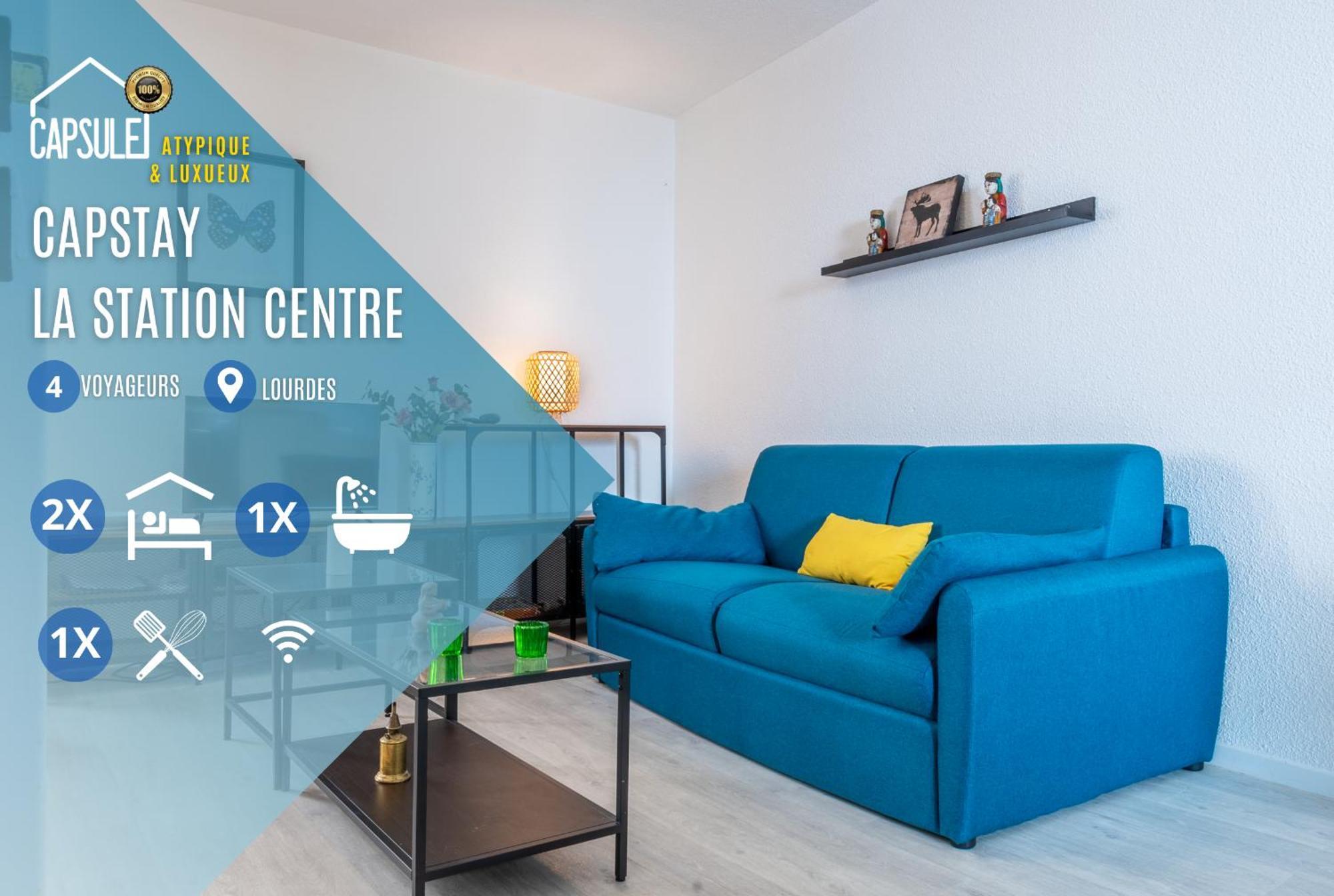 Capstay La Station - Lourdes - Centre - Residence Serenity Eksteriør bilde
